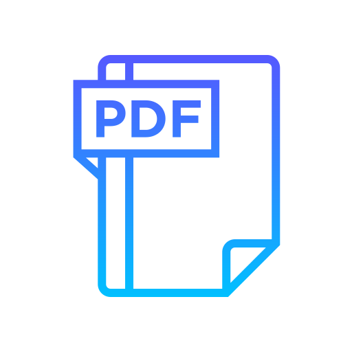 Pdf Generic Gradient icon