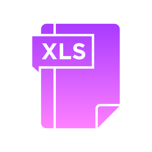 xls Generic Flat Gradient ikona