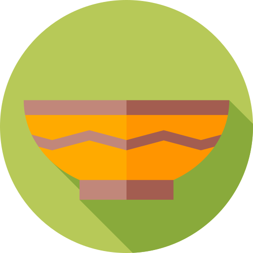 Bowl Flat Circular Flat icon