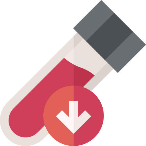 Anemia Basic Straight Flat icon