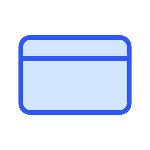 Кредитная карта Generic Blue иконка