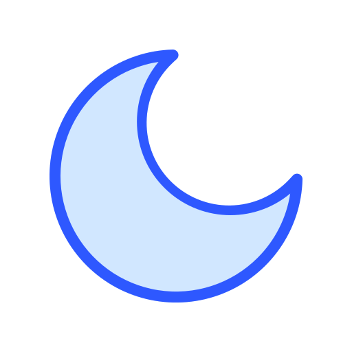 Dark mode Generic Blue icon