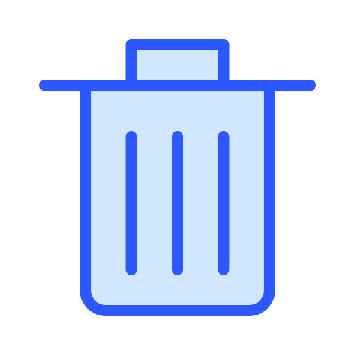 lixo Generic Blue Ícone