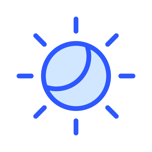Brightness Generic Blue icon