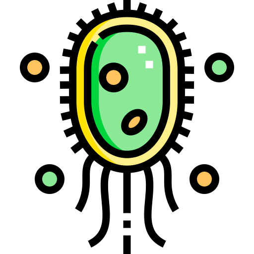 미생물 Detailed Straight Lineal color icon