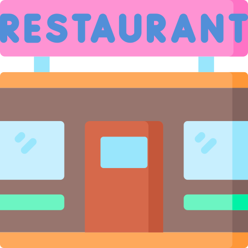 Restaurant building Special Flat icon