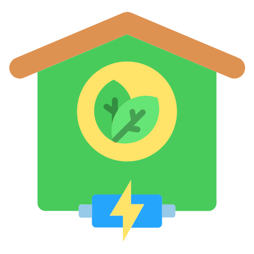 zielony dom Generic Flat ikona
