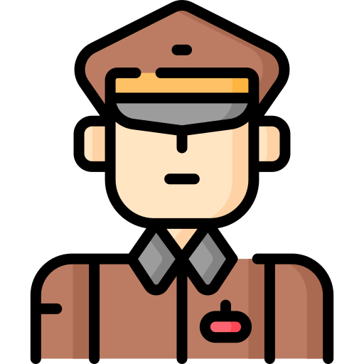 policía Special Lineal color icono