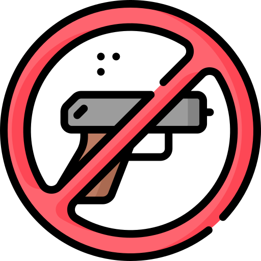 No weapons Special Lineal color icon