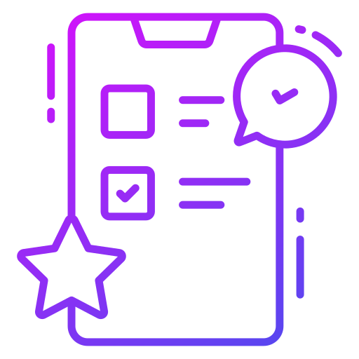 encuesta en línea Generic Gradient icono