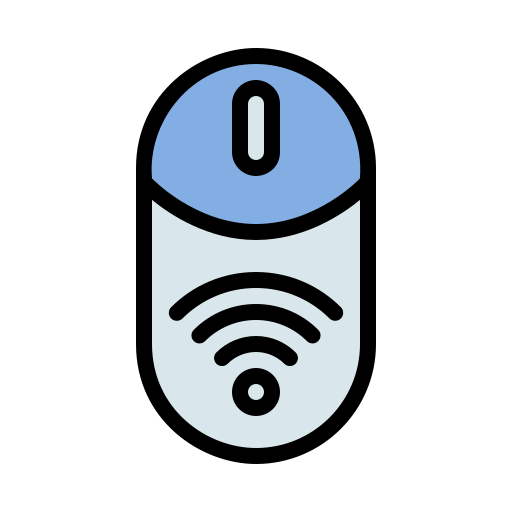 Wireless mouse Generic Outline Color icon