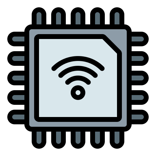 Wireless Generic Outline Color icon