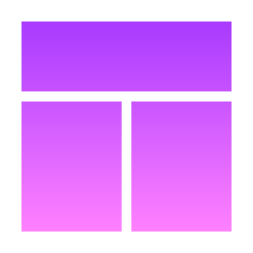 lay-out Generic Flat Gradient icoon