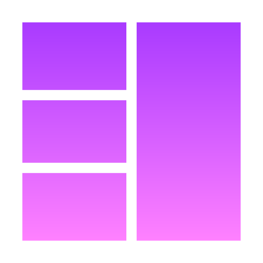 lay-out Generic Flat Gradient icoon