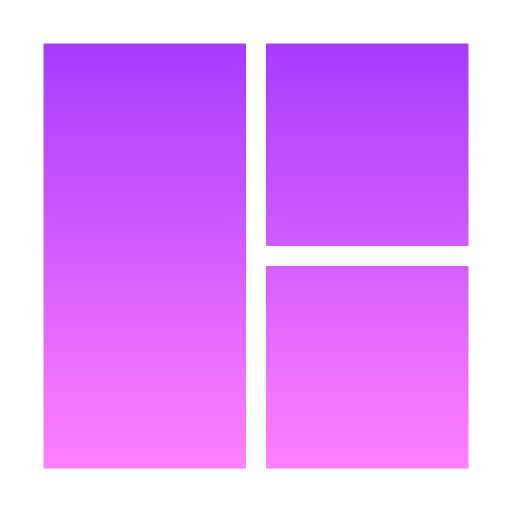 レイアウト Generic Flat Gradient icon