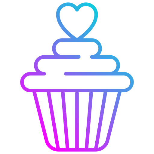 cupcake Generic Gradient icoon