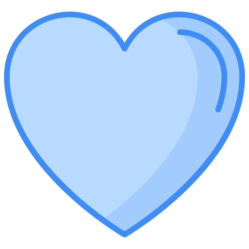 Heart Generic Blue icon