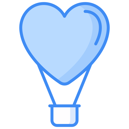 Hot air balloon Generic Blue icon