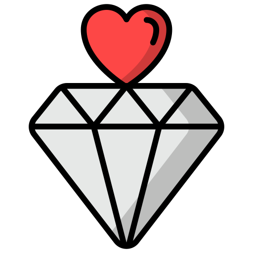 Diamond Generic Outline Color icon