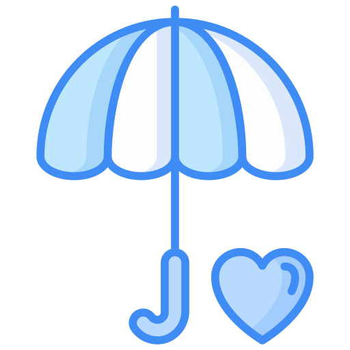 Umbrella Generic Blue icon