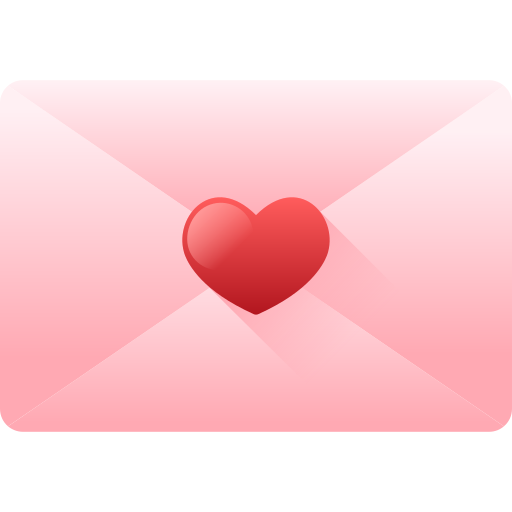 Любовное письмо Generic Flat Gradient иконка