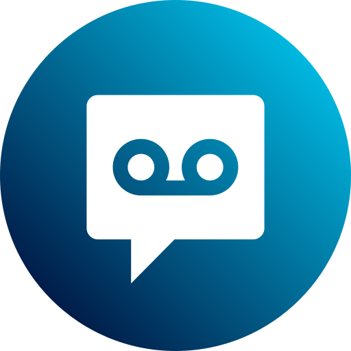 voicemail Generic Flat Gradient icon