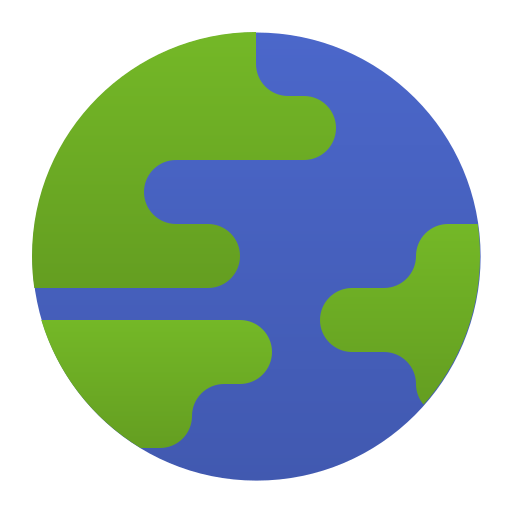 Earth Generic Flat Gradient icon