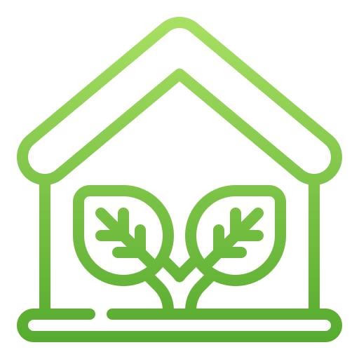 Зеленый дом Generic Gradient иконка