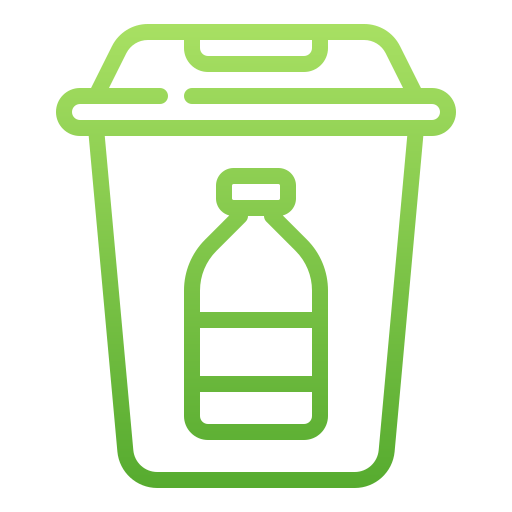 papelera de reciclaje Generic Gradient icono