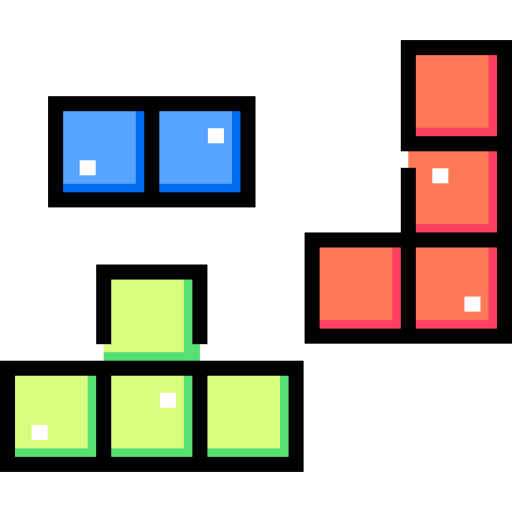 blöcke Detailed Straight Lineal color icon