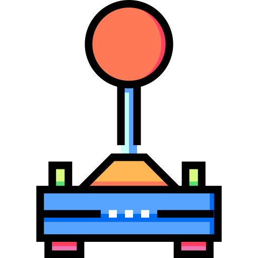 joystick Detailed Straight Lineal color icon