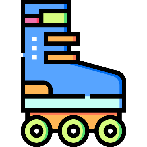 Roller skate Detailed Straight Lineal color icon