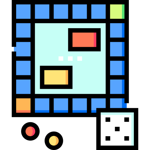 gioco da tavolo Detailed Straight Lineal color icona
