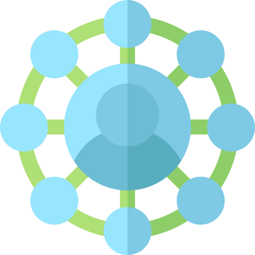 Networking Basic Rounded Flat icon