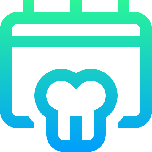 calendrier Super Basic Straight Gradient Icône