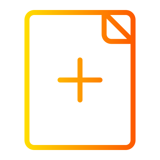 Add file Generic Gradient icon