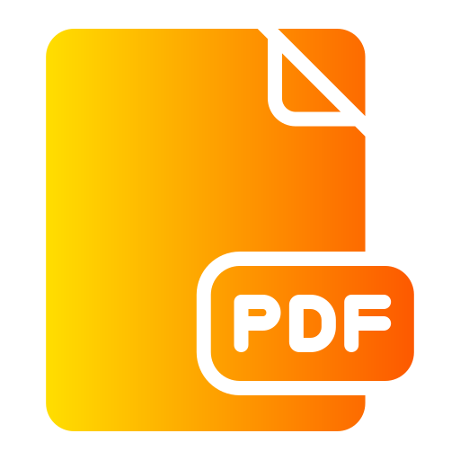 pdf Generic Flat Gradient icono
