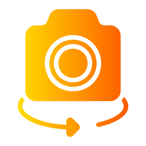 girar cámara Generic Flat Gradient icono