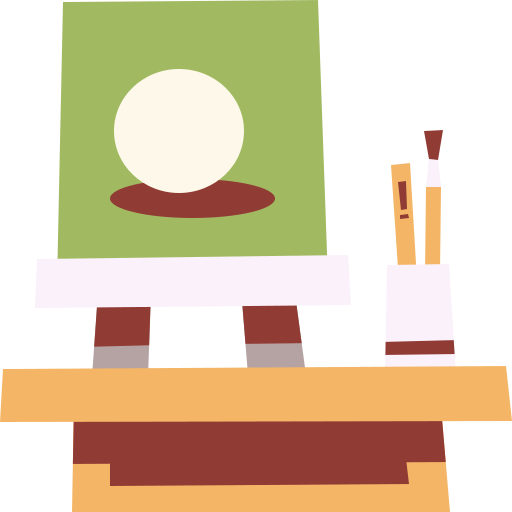 Painter Cartoon Flat icon