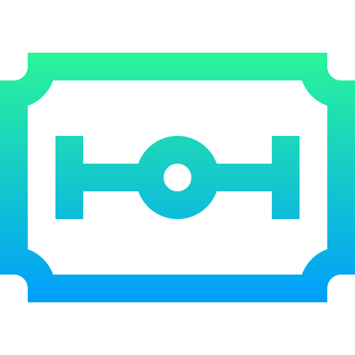 maquinilla de afeitar Super Basic Straight Gradient icono