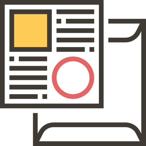 newsletter Meticulous Yellow shadow icon