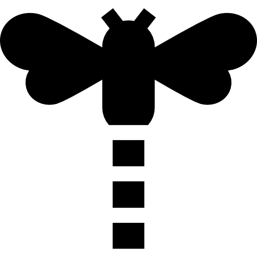 libélula Basic Straight Filled icono