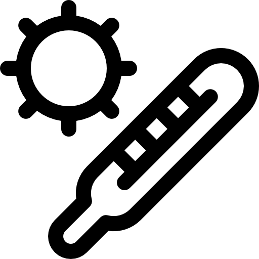 뜨거운 Basic Rounded Lineal icon