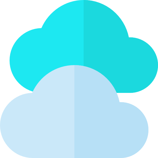 chmura Basic Rounded Flat ikona