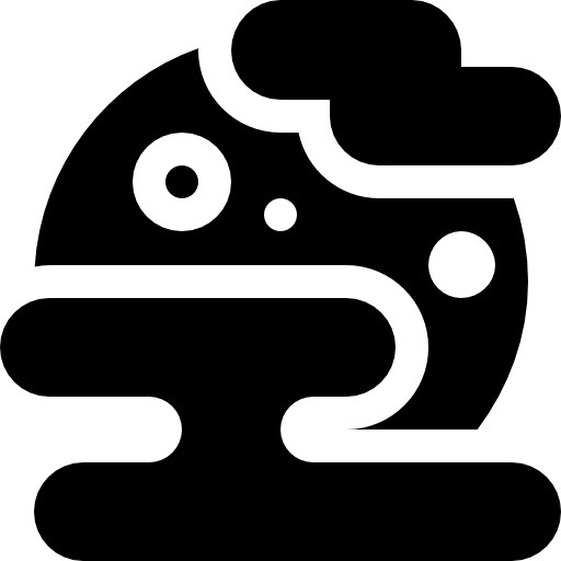 niebla Basic Rounded Filled icono