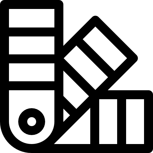 pantone Basic Rounded Lineal icono