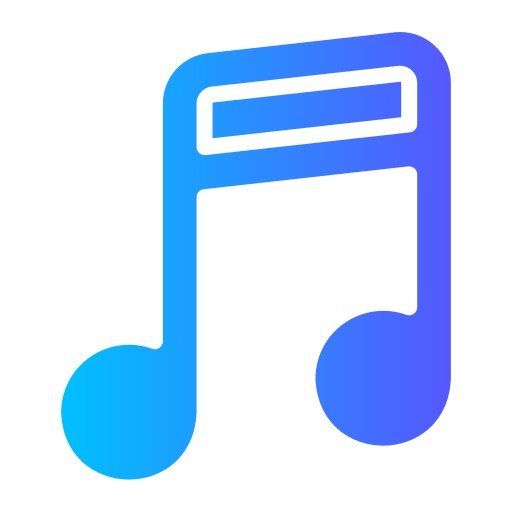 Musical note Generic Flat Gradient icon