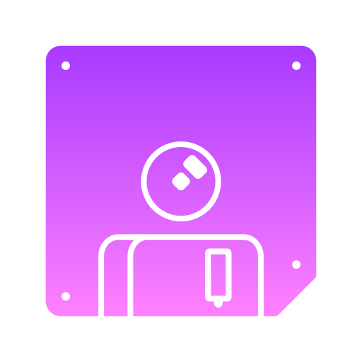 Floppy disk Generic Flat Gradient icon