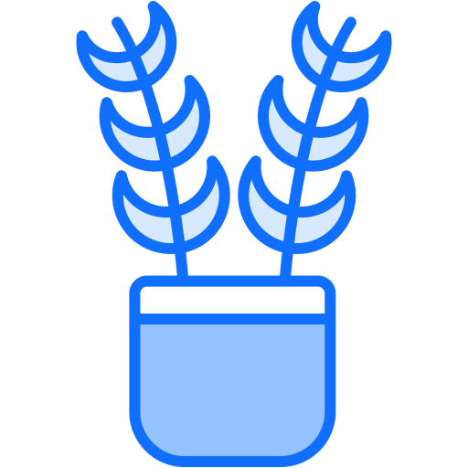 palma de salón Generic Blue icono