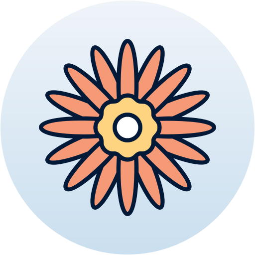 gerbera gänseblümchen Generic Circular icon